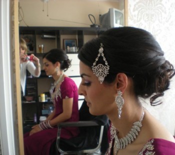 Bridesmaid Hair All Up
