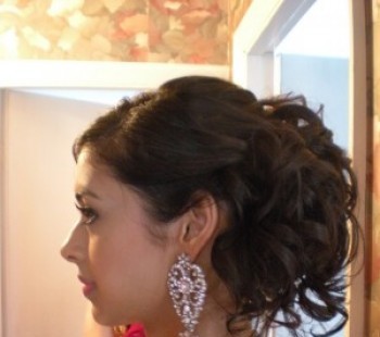Bridesmaid Hair All Up