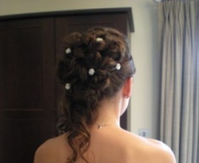 Bridal Hair Side Curls