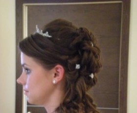 Bridal Hair Side Curls