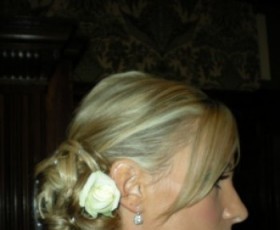 Bridal Hair Side Bun
