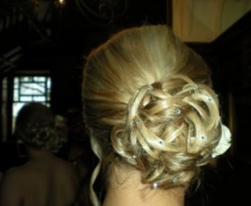Bridal Hair Side Bun
