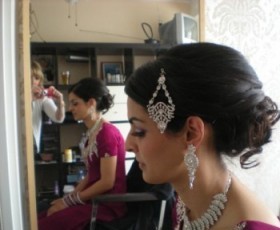 Bridesmaid Hair All Up