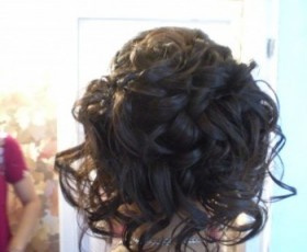 Bridesmaid Hair All Up