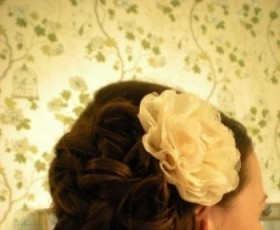 Bridesmaid Hair Side Bun