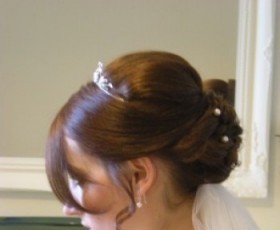 Bridal Hair Low Loop Bun