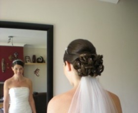 Bridal Hair Low Loop Bun