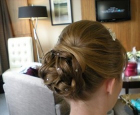 Bridal Hair Looped Bun