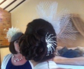 Bridal Hair Vintage Side Bun