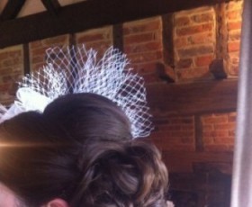 Bridal Hair Vintage Side Bun
