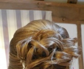 Bridal Hair Side Roll