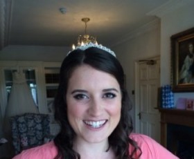 Bridal Curls Half Up
