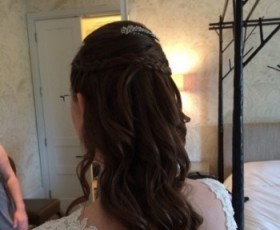 Bridal Hair Half Up