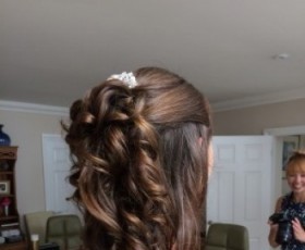 Bridal Hair Half Up